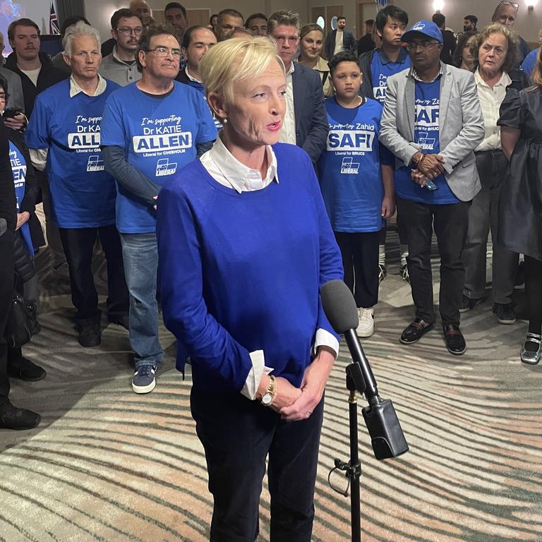 Dr Katie Allen lost her bid to win Chisholm.