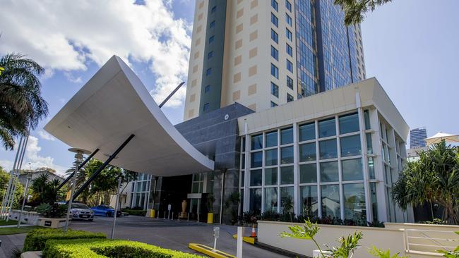 COVID quarantine hotel, Voco Gold Coast, Surfers Paradise. Picture: Jerad Williams