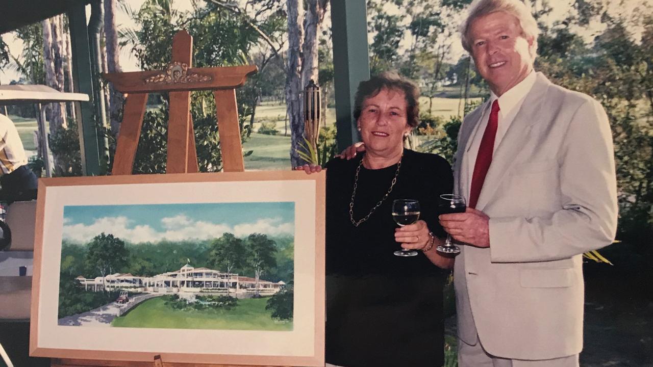 Beth and Alan Starkey, who turned his dream into reality at Noosa Springs.