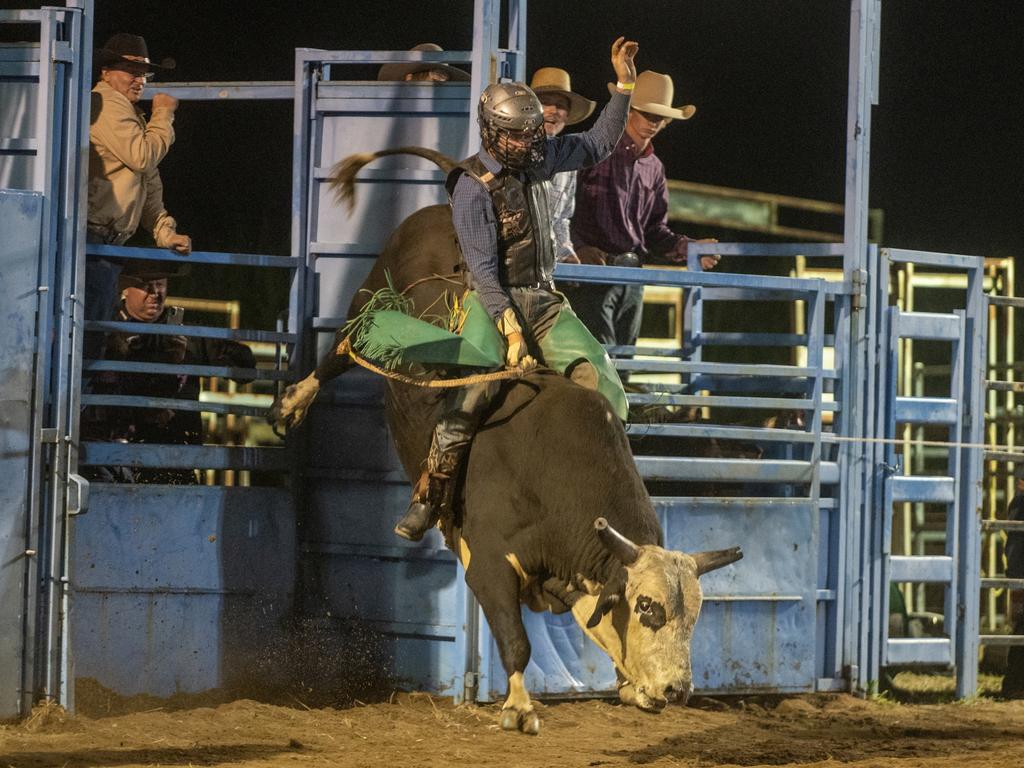 Cameron McLennan at Gargett Rodeo Saturday 3 June 2023 Picture: Michaela Harlow