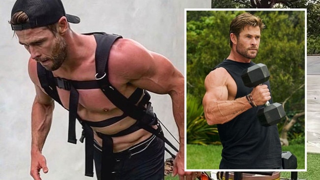 Chris Hemsworth's weirdest move for muscles