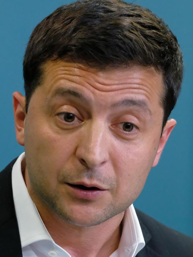 Ukrainian President Volodymyr Zelensky has said Donald Trump did not ask him to do anything illegal. Picture: Getty Images