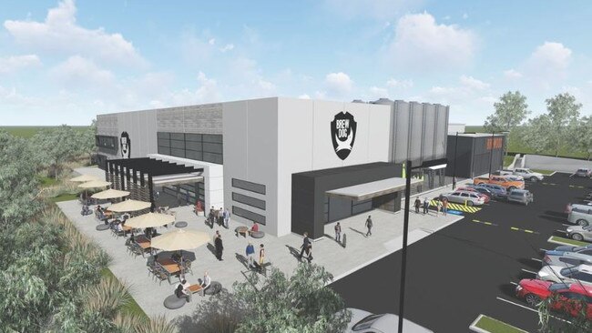 An artist's impression of the BrewDog brewery at Murarrie.