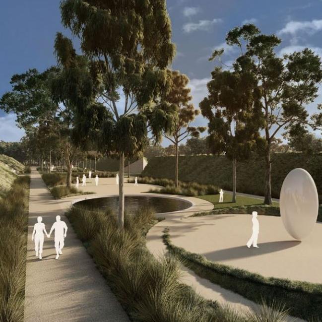 The released master plan for Victoria's most significant new cemetery in the past 100 years. Picture: Greater Metropolitan Cemeteries Trust.