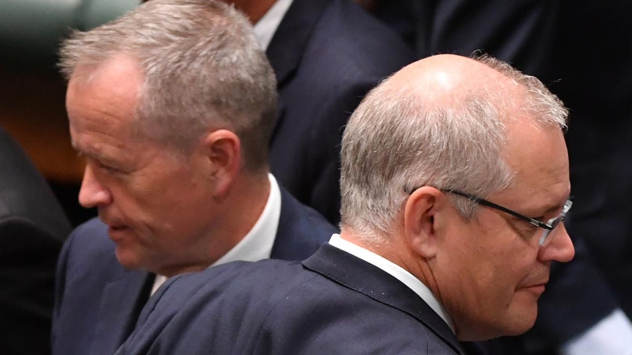 Bill Shorten and Scott Morrison will face off in mere months. Picture: AAP/Mick Tsikas