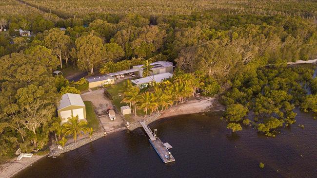 This waterfront property at Rainbow Beach sold for $1.85 million.