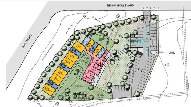 The proposed childcare centre would include up to eight different rooms for different age groups and also have outdoor play areas.