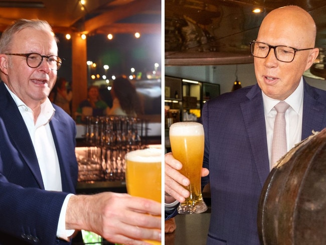 Art work for leaders' beers