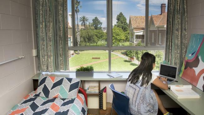 A room at Lincoln College.