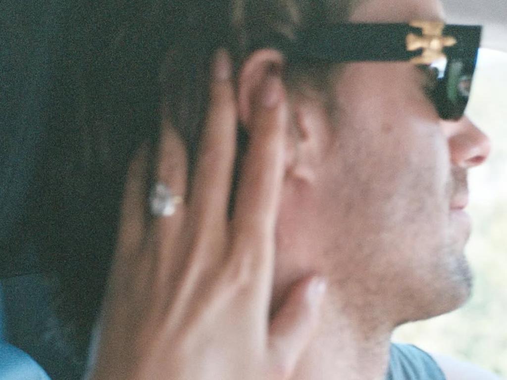 Tonkin’s beautiful engagement ring.
