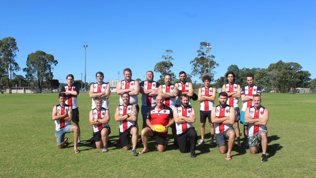 The South Burnett Saints men's team for 2020. Photo: Laura Blackmore