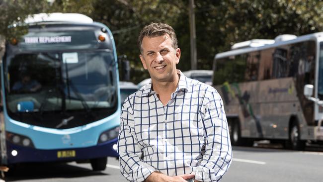 Transport Minister Andrew Constance called for buses to be transferred over to electric. (Picture: Julian Andrews)