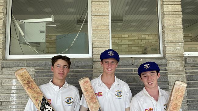 Will Nickelson, Ben Ferguson and Tom Wex of Marist College Ashgrove.