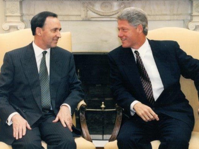 The 1993 meeting between Paul Keating and Bill Clinton was the first meeting between a Labor Prime Minister and a Democratic president since Ben Chifley met Harry Truman in May 1946. Source: PJ Keating Collection