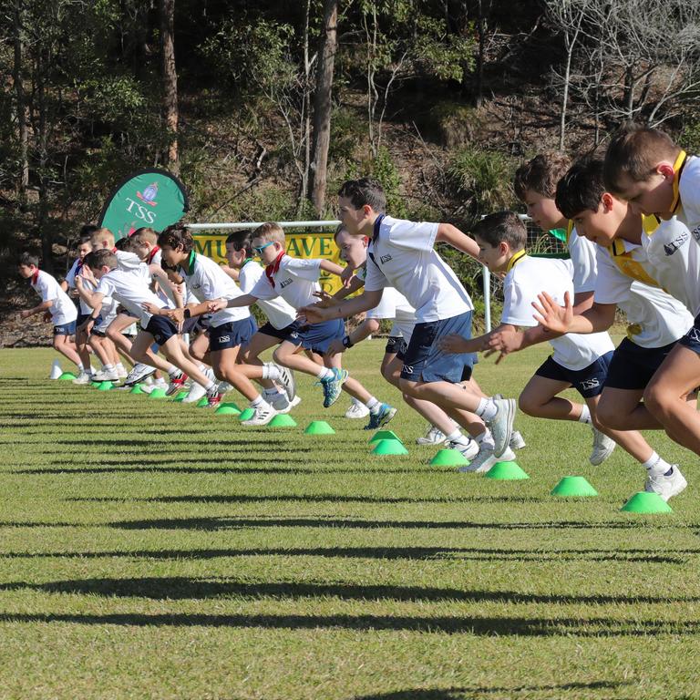 The Southport School holds the first major sporting event since COVID-19 hit Australia when they staged a cross country carnival. It's believed to be one of the first major community sports events in Australia. Picture Glenn Hampson