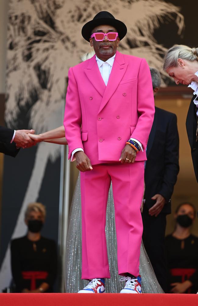 Jury president and director Spike Lee at the Annette screening at the Cannes Film Festival. Picture: Kate Green/Getty Images