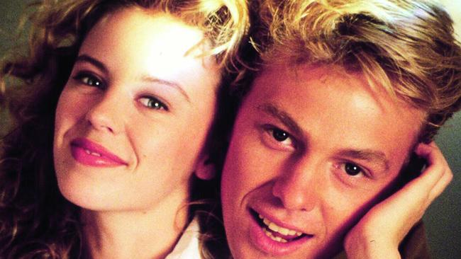 Blast from a glorious past: favourite couple Kylie Minogue and Jason Donovan. Picture: Supplied