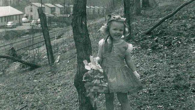 Richmond FC president Peggy O'Neal as a girl in her home town of Killarney in West Virginia, USA.