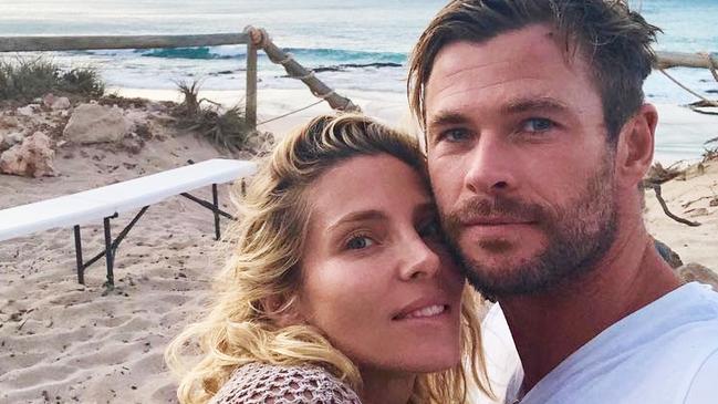 Chris Hemsworth and Elsa Pataky. Picture: Instagram