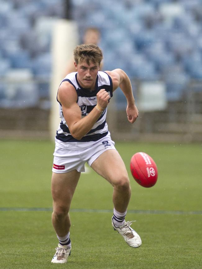 Ryan Gardner works hard in the VFL. Picture: CORMAC HANRAHAN