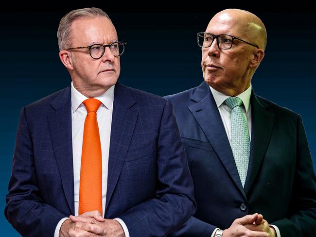 SYDNEY, AUSTRALIA - NewsWire Photos - Prime Minister Anthony Albanese and Leader of the Opposition Peter Dutton to debate at the ABC while on the 2025 election campaign trail. Picture: NewsWIre