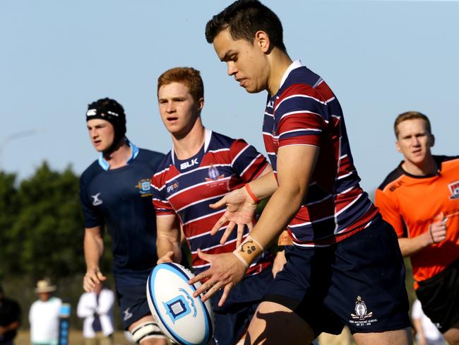 GPS rugby match between Brisbane Grammar and The Southport School - TSS Campbell Parata. Picture: AAP/David Clark