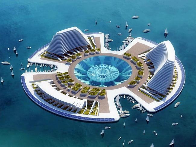 Floating cities design contest | Seasteading, DeltaSync | news.com.au ...