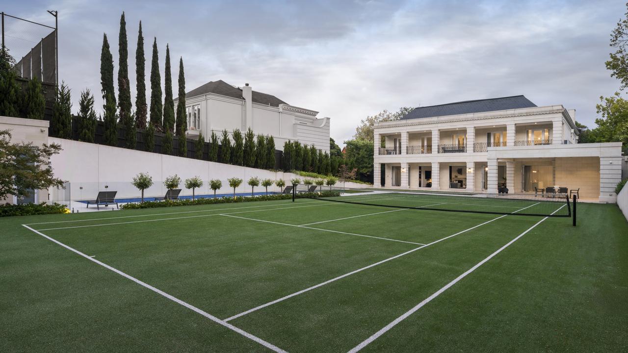 With a Tennis court, wine cellar, eight-car garage is this one of Toorak’s ultimate homes?