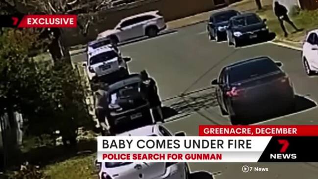 Terrifying Moment Gunman Shoots At Car With Baby Inside | The Courier Mail