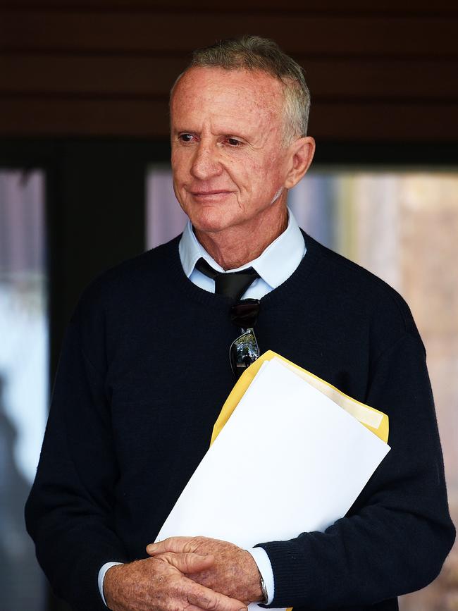 Peter Kelliher outside Mount Barker Court. He was convicted for poisoning his neighbour’s dog.