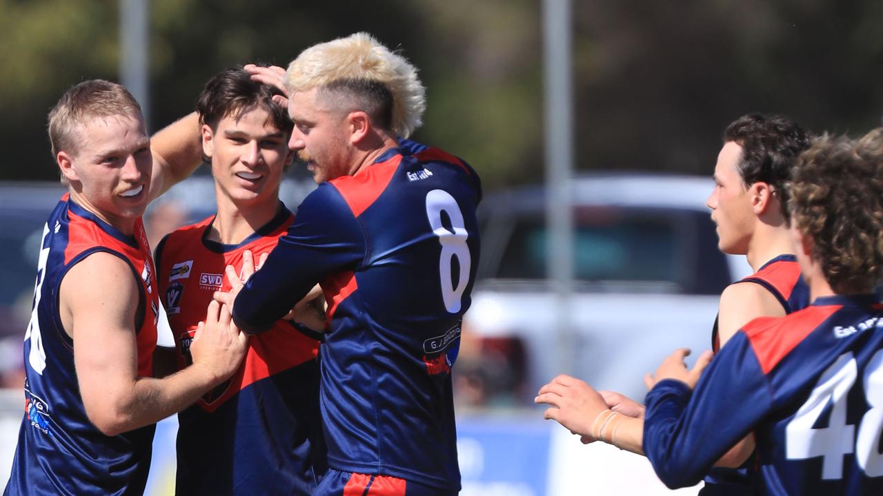 Jack Baldi, who arrived at Portarlington from St Mary’s under-18s, had a strong start to the BFNL season with the Demons. Picture: Mark Wilson