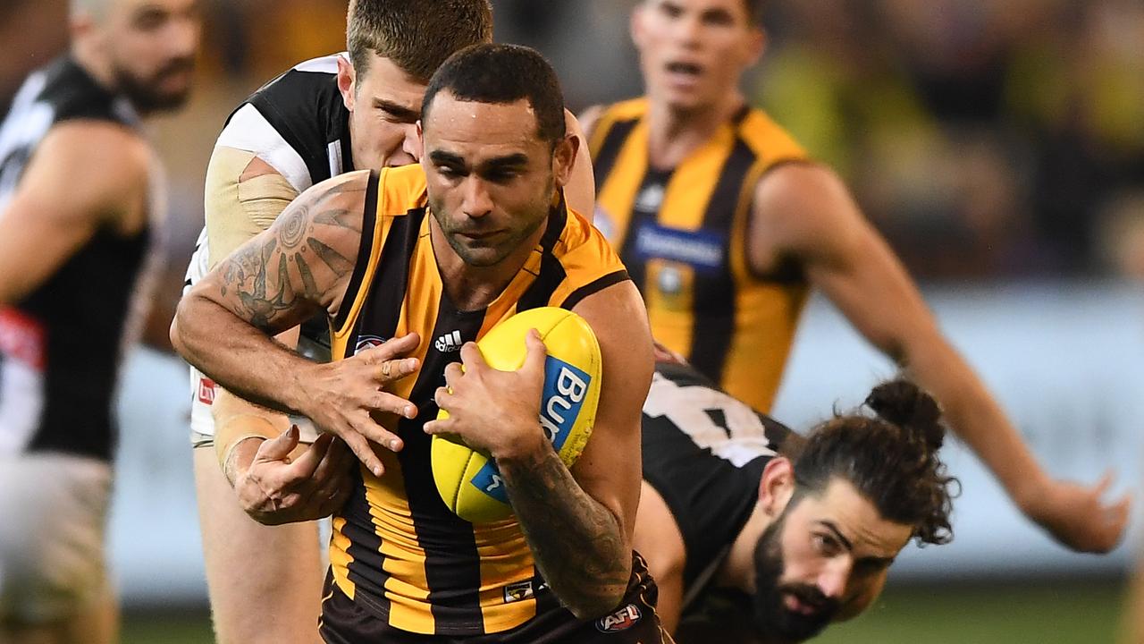 Shaun Burgoyne of the Hawks is keen to play 400 AFL games.