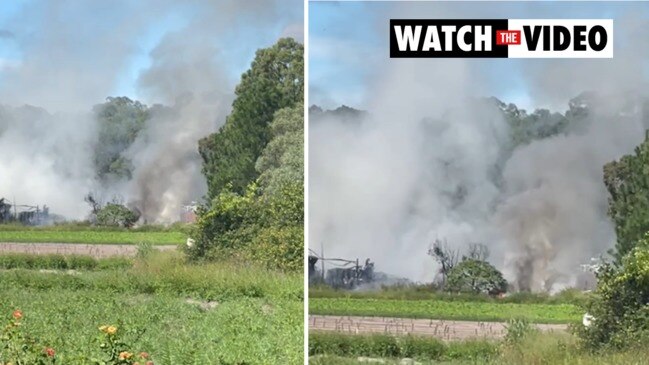 Toxic smoke covers three suburbs as thousands of tyres burn