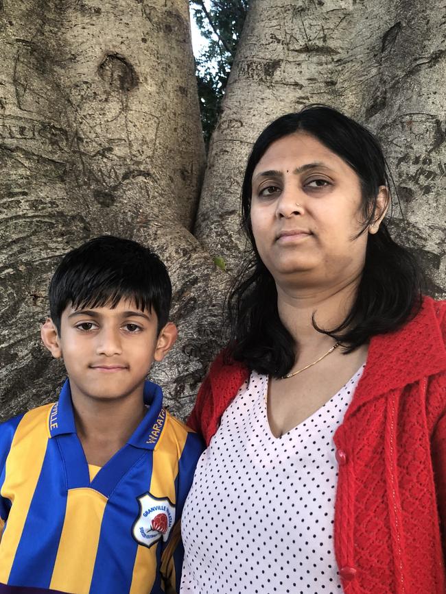 Priyanka and her son Naitik Jain.