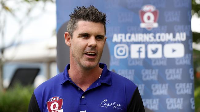 AFL Cairns release the mens and women's senior fixtures. AFL Cairns Operations Manager Craig Lees. Picture: Stewart McLean