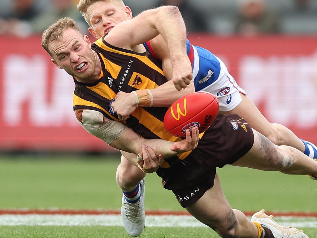 Will Tom Mitchell remain at Hawthorn in 2023? Picture: AFL Photos/Getty Images