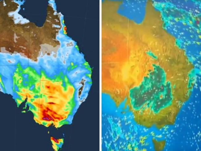 Heavy rainfall set to hit large areas of southern and eastern Australia