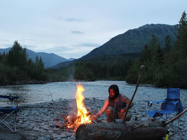 Not a bad place to set up for the night. Picture: Aussie Dreamlivers Alaska