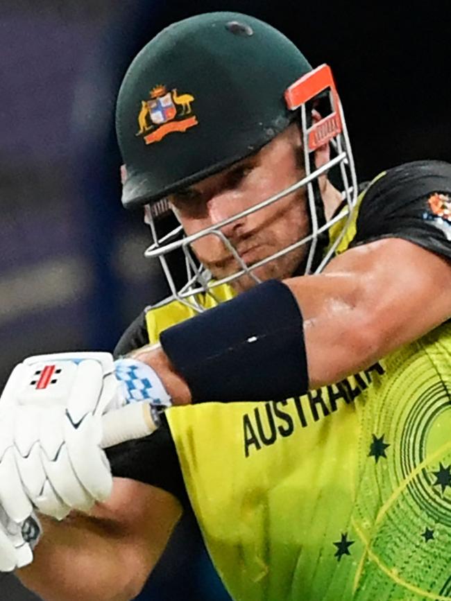 Aaron Finch. Picture: Aamir Qureshi/AFP