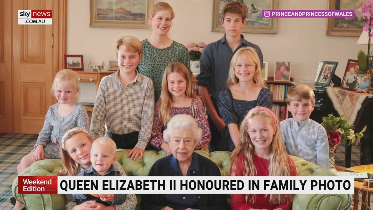 Queen Elizabeth II honoured in family photo