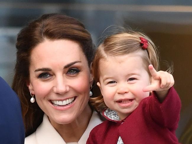 Princess Charlotte has made history as the first female to retain her place in the royal line of succession. Picture: Mark Large/Daily Mail/PA Wire.