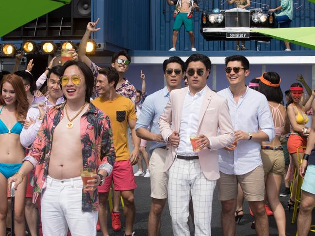 A scene from the hit comedy Crazy Rich Asians which inspired Ten’s Pilot Week show.