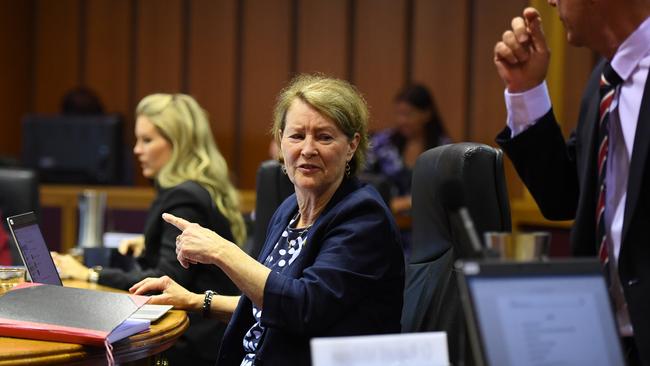 Division 1 councillor Sheila Ireland raised issues with the Helidon to Calvert route of the Inland Rail with the council’s consultant Richard Hancock.