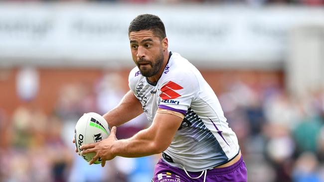 Veteran Storm prop Jesse Bromwich comes off contract after the 2020 season. Picture: Gregg Porteous/NRL Photos