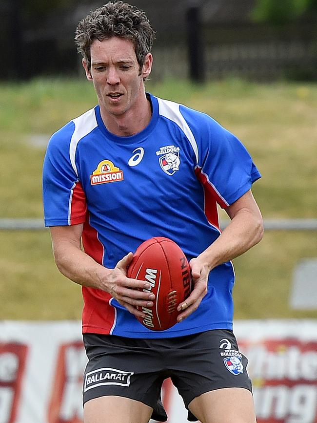 Bob Murphy is back in full training. Picture: Nicole Garmston