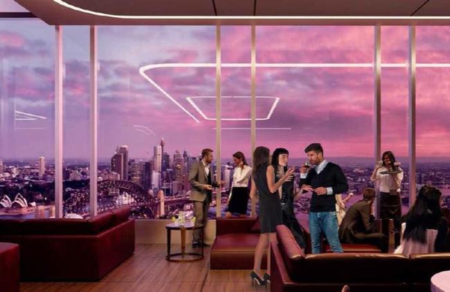 Artist’s impression of the bar in the proposed Firehouse Hotel redevelopment.