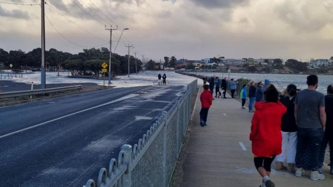 Flooding at Port Noarlunga. Picture: Supplied