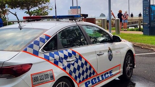 Palm Cove jetty was closed at around 7am this mourning after police responded to reports a man had driven to the end of the jetty with fears he may of had a firearm. Photo: Facebook (Ross Palm)