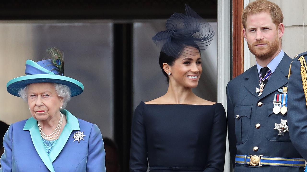 The Queen made it crystal clear that she was not a fan of Meghan and Harry’s ‘half in-half out’ proposal for royal life. Picture: Chris Jackson/Getty Images