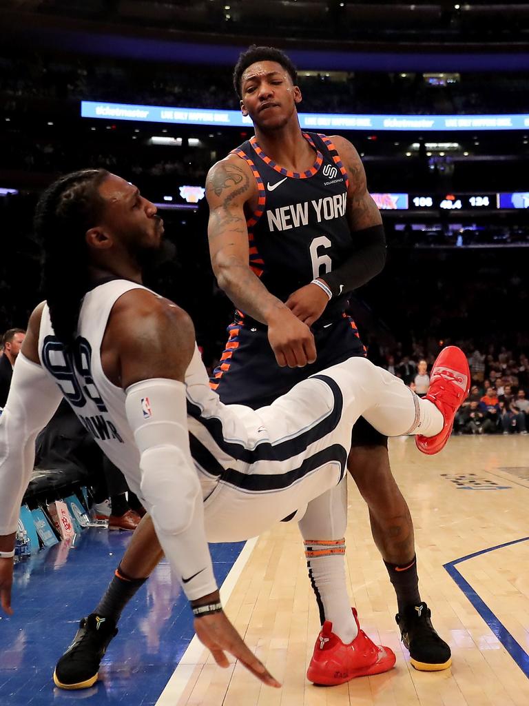 Nba News Memphis Grizzlies Vs New York Knicks Elfrid Payton Jae Crowder